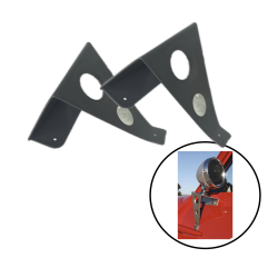 PAR DE BASES ALUMINIO PARA ESPEJOS LATERALES CLASSIC TIPO DOWNTOWN RAYDOT. SKU RAYDOTBALLOY